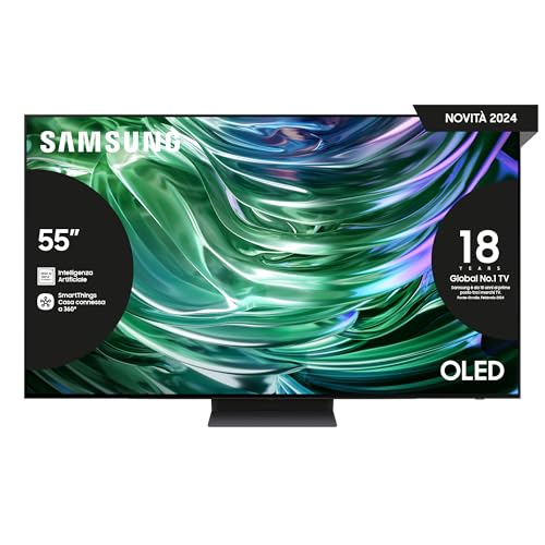 Samsung QE55S90D OLED TV 55" 4K HDR+ AI 144Hz - Nero