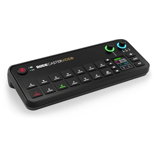 RØDECaster Video - Mixer Video e Audio, 6 Sorgenti, HDMI, APHEX DSP