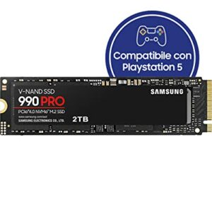 Samsung 990 PRO SSD 2TB M.2 PCIe 4.0 NVMe per PS5 e PC