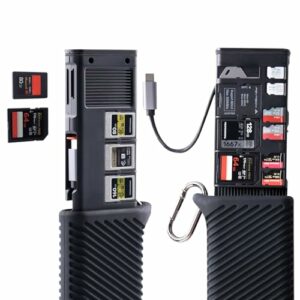 PGYTECH Lettore CFexpress A/SD/MicroSD USB 3.2 - Nero