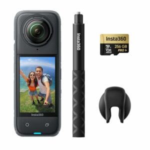Insta360 X4 Starter Pack 360° 8K, 135min, 4K POV, Waterproof - Nero