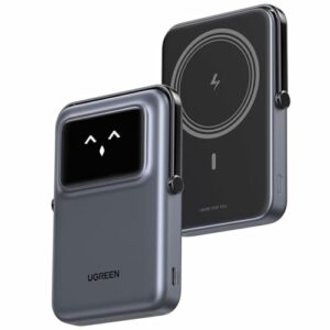 UGREEN Power Bank Magnetico 10000mAh PD 20W con Display e Supporto