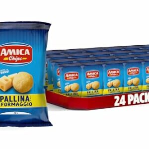 AMICA Chips Palline Formaggio Mais Forno 24 x 50g