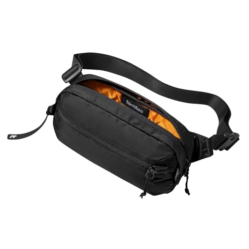 tomtoc Borsa Petto 1.5L Tracolla RFID Impermeabile - Nero