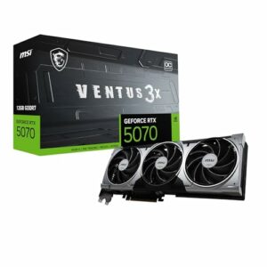 MSI GeForce RTX 5070 12GB VENTUS 3X OC GDDR7 - Verde