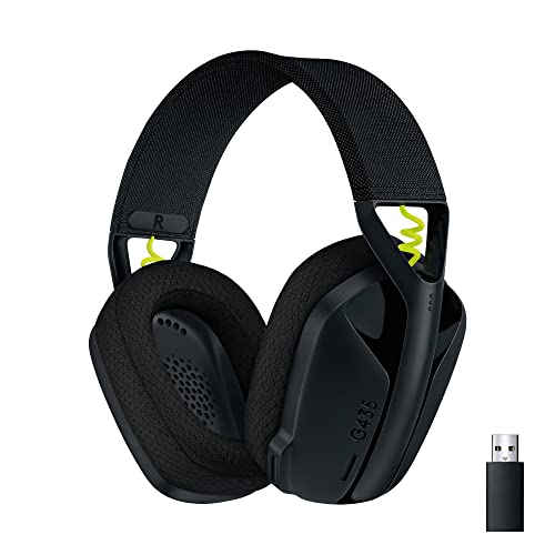Logitech G G435 LIGHTSPEED - Cuffie Gaming Wireless con microfono e Batteria 18h