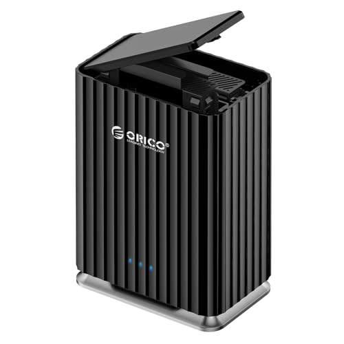ORICO 2 Bay Hard Drive Enclosure USB-C 44TB 5Gbps Plug&Play - 9728C3