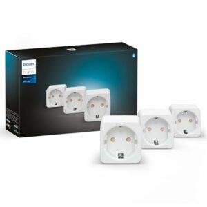 Philips Hue Smart Plug presa intelligente Bluetooth compatibile Alexa e Google - 3 Pezzi