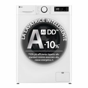 LG F2R3S09AIDD Lavatrice Slim 9kg 1200giri AI DD Classe A - Bianca