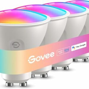 Govee Lampadine Smart GU10 RGBWW WiFi BT 400LM x4