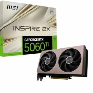 MSI GeForce RTX 5060 Ti INSPIRE 2X OC 16GB GDDR7 PCIe 5.0