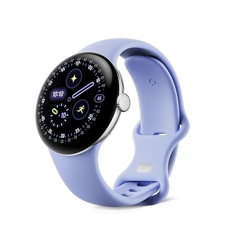 Google Pixel Watch 4 - 41mm Actua 360 LTE Gemini - Argento/Viola ametista
