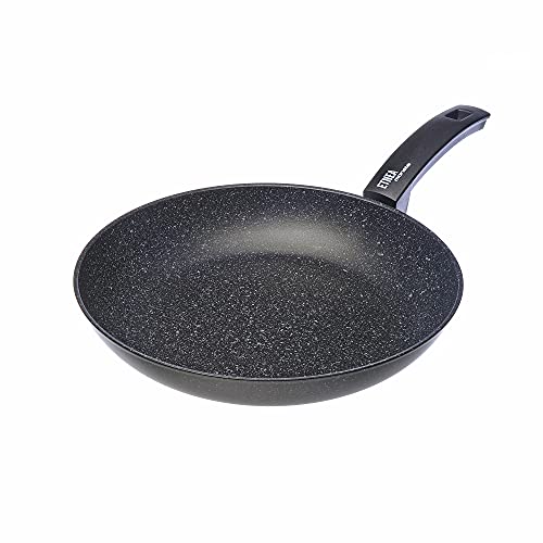 Moneta Etnea Padella, Alluminio forgiato, Antiaderente, 32 cm - Nero