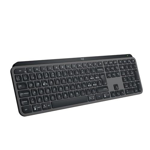 Logitech MX Keys S - Tastiera Wireless estesa retroilluminata - Layouta ITA - Grafite