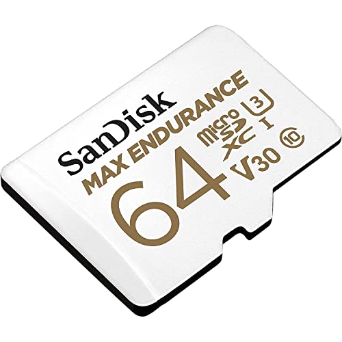 SanDisk MAX Endurance microSDXC 64GB 30.000h + Adattatore