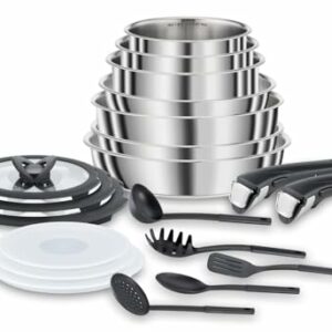 Lagostina Ingenio Inox Set Pentole Acciaio 20pz Induzione