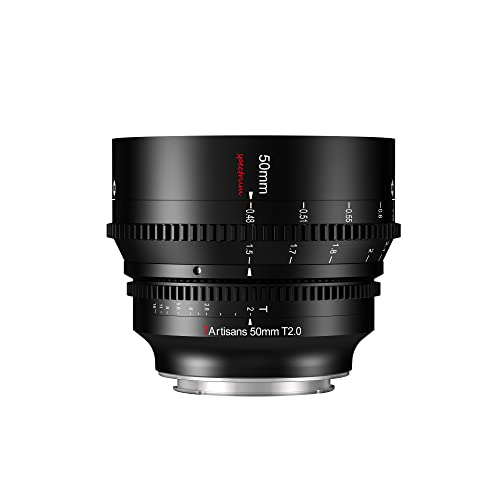 7artisans Cine 50mm T2.0 FF Manuale L-Mount - Nero