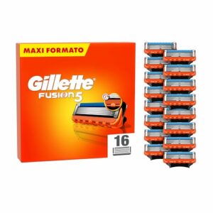 Gillette Fusion5 Lamette di ricambio 16 pezzi per rasoio manuale