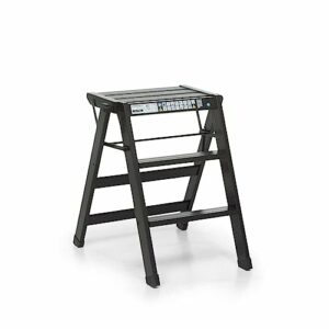 Foppapedretti Tialzo Sgabello pieghevole 3 gradini - Wengé