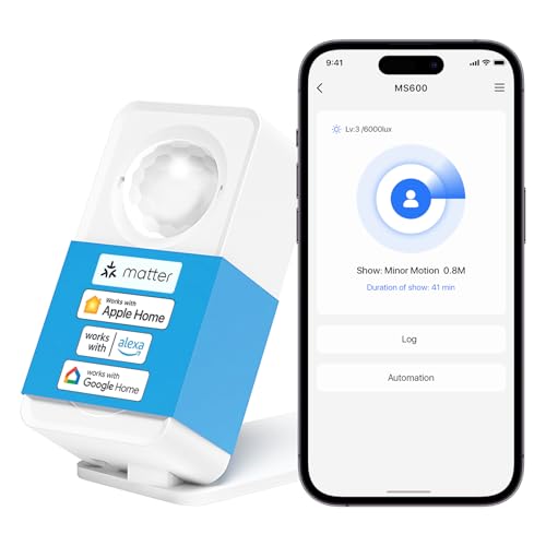 Meross Sensore di Presenza Matter Smart Wi-Fi