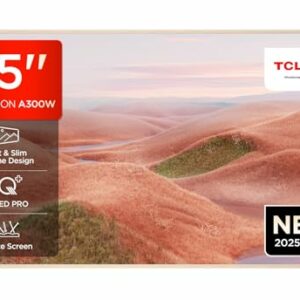 TCL A300W QLED 55" 4K Ultra HD Google TV 144Hz - Display Opaco