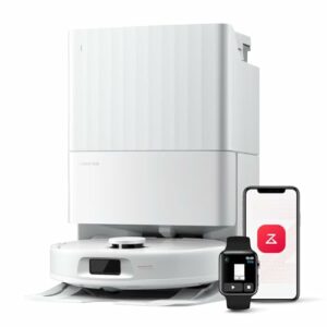 Roborock QV 35A Robot Aspirapolvere 8000Pa Stazione All-in-One - Bianco