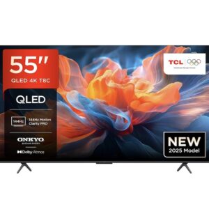 TCL 55T8C TV QLED 55" 4K HDR Google TV - Graphite Black (2025)