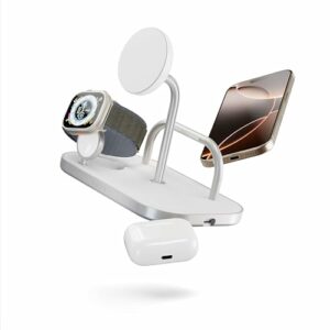 Zens 4-in-1 Wireless Charger 15W MagSafe/Qi2 - Bianco