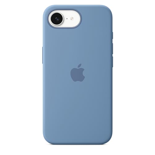 Apple Custodia silicone per iPhone 16e - Blu inverno