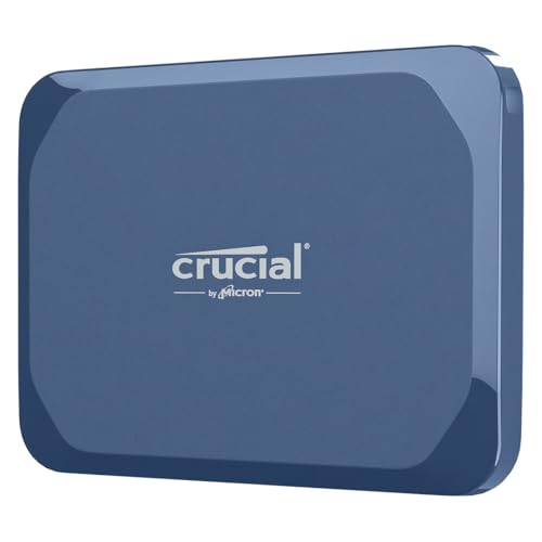 Crucial X10 2TB SSD USB-C 3.2 IP65 - Blu Opaco