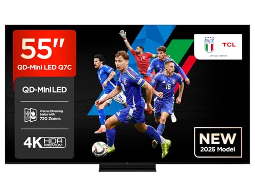 TCL 55Q7C TV 55" QLED 4K Mini-LED HDR 144Hz Android TV - 2025