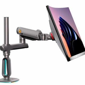 NB Ergonomic Braccio monitor RGB per schermi 32–60" curvi o ultrawide fino a 20kg