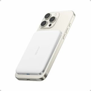 Anker Nano Power Bank 5000mAh MagSafe Qi2 - Bianco