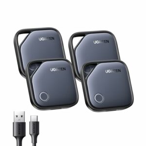UGREEN FineTrack Smart Finder ricaricabile USB-C (4pz) per iOS / Find My