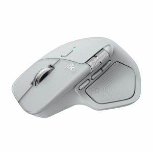 Logitech MX Master 4, mouse wireless ergonomico USB-C - Grigio chiaro