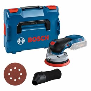 Bosch Professional GEX 18V-125 Levigatrice rotoorbitale 125mm a batteria in L-Boxx 136