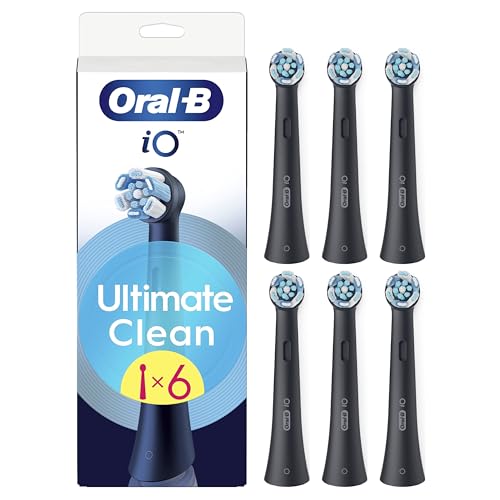 Oral-B iO Ultimate Clean 6 Testine Ricambio Compatibili iO - Nere