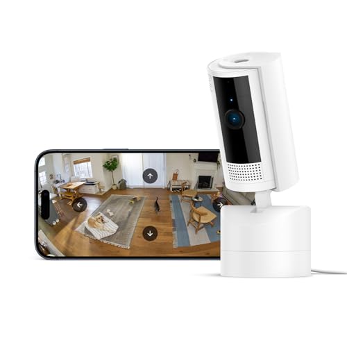 Ring Pan-Tilt Indoor Camera 360° con Visione Notturna