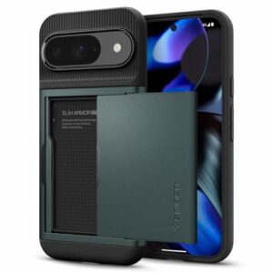 Spigen Slim Armor CS Cover Pixel 9/9 Pro - Abisso Verde