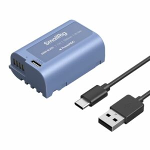 SMALLRIG DMW-BLK22 Batteria con carica USB-C per Panasonic Lumix S5, GH6, S9, ecc..