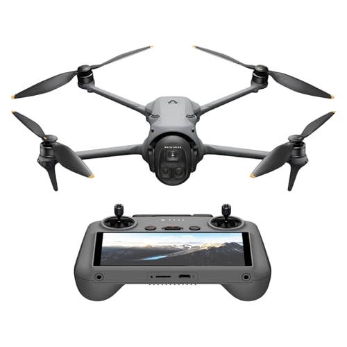 DJI Mavic 4 Pro Drone con RC 2, Tripla Camera 100MP 6K HDR, 51 Min, 30 km - Nero
