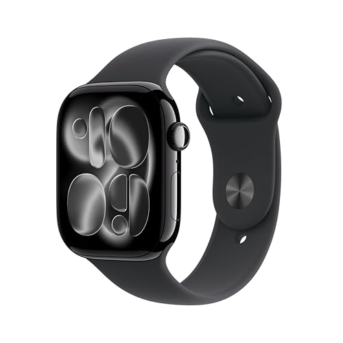 Apple Watch Series 11 GPS 46mm Alluminio Jet Black, Cinturino Sport M/L