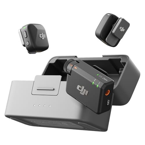DJI Mic Mini Wireless 2TX+1RX Custodia 48h 400m