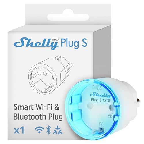Shelly Plug S Gen3 Presa Wi-Fi 2500W - Bianco