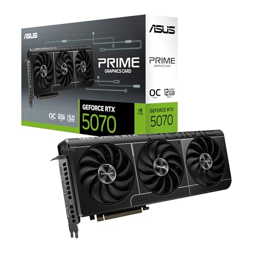 ASUS PRIME GeForce RTX 5070 OC 12GB GDDR7 PCIe 5.0 - Nera