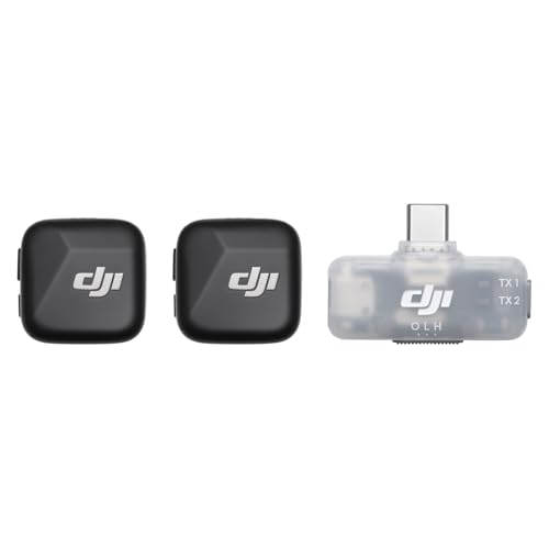 DJI Mic Mini 2TX+RX mobile, mic wireless iPhone Android