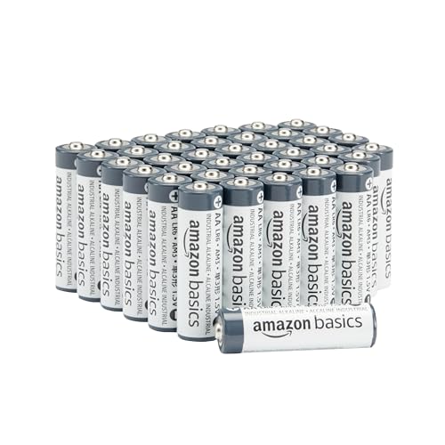 Amazon Basics, 40 batterie alcaline industriali AA, 1,5 Volt, durata 5 anni