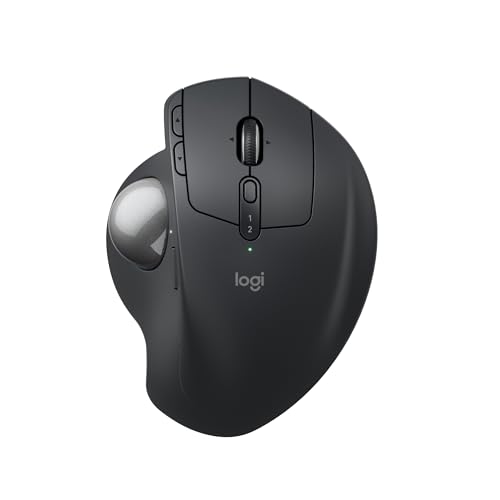 Logitech MX Ergo S - mouse trackball ergonomico wireless - Graphite
