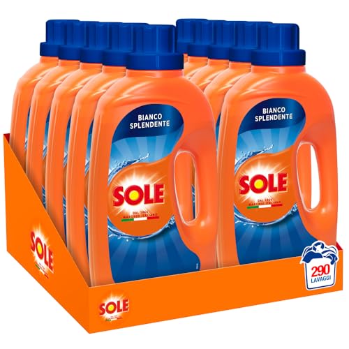 Sole Detersivo Lavatrice Bianco Splendente (10 confezioni)