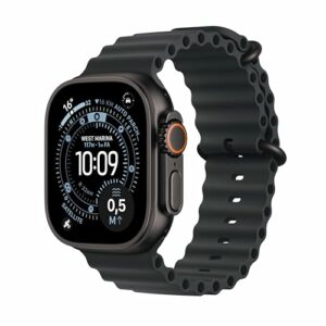 Apple Watch Ultra 3 GPS+Cellular 49mm Titanio nero, Cinturino Ocean nero